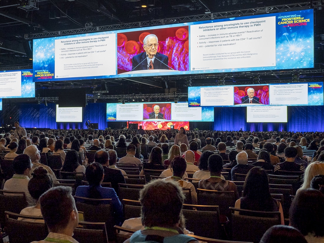 Robert Yarchoan, MD, presents at the AACR Annual Meeting 2023