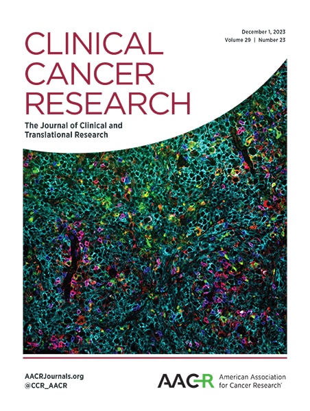 Clinical Cancer Research cover